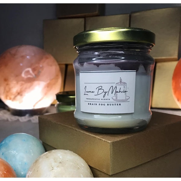 Brain Fog Buster Smell the Espresso, No More Depresso! – Handcrafted Soy Wax Coffee Scented Candle - 100gm - GlowLaa.com