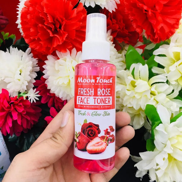 Fresh Rose Face Toner Mist (100ml) - GlowLaa.com