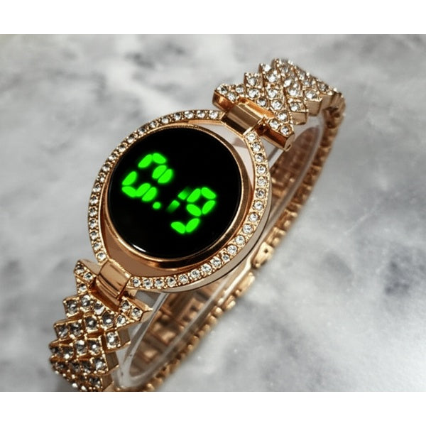 Men’s Stainless Steel Watch – Sleek, Durable, and Water-Resistant Timepiece for Daily or Formal Wear - Gold - GlowLaa.com