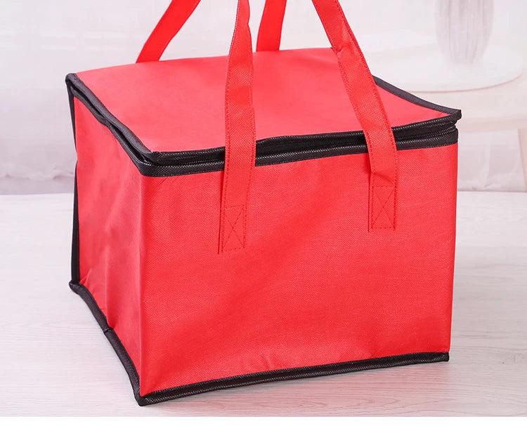 Portable Lunch Cooler Bag Folding Insulation Picnic Ice Pack Food Thermal Bag (random color)