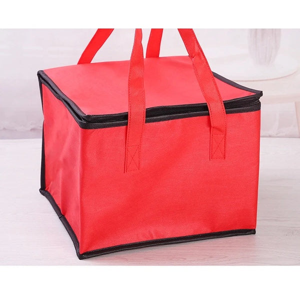 Portable Lunch Cooler Bag Folding Insulation Picnic Ice Pack Food Thermal Bag (random color) - GlowLaa.com
