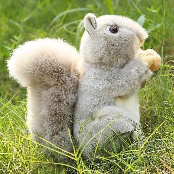 Squirrel Plush Toy With A Big Bushy Tail | Soft Stuffed Animal Plush Toy for Kids Boys & Girls - 25 CM - GlowLaa.com