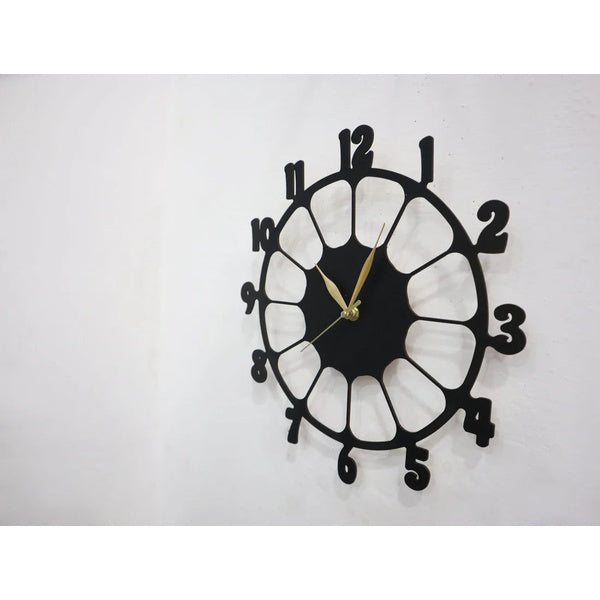 Retro Design 3D Wooden wall clock for Living Room Retro Decor Wall Clock - GlowLaa.com