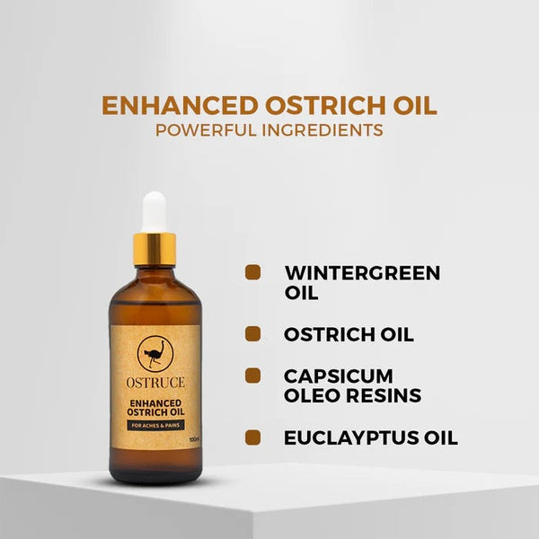 ENHANCED OSTRICH OIL BEST OILS FOR PAIN RELIEF (30 ML) - GlowLaa.com