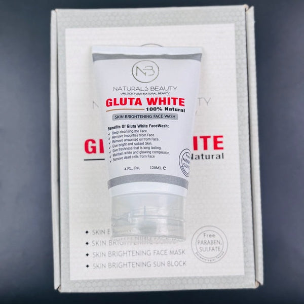 Gluta White Original Skin Brightening Face Wash – Glow Naturally! 120 ml - GlowLaa.com