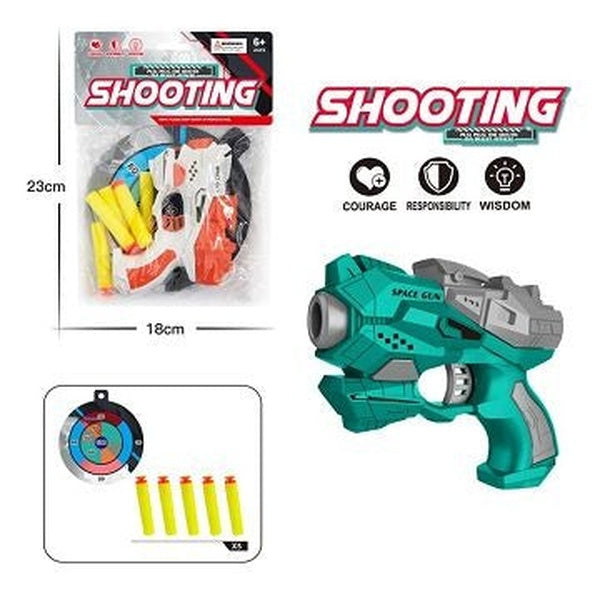Plastic Soft Bullet Gun Promotional Toys Toy Guns Soft Bullets Soft Bullet Pistol - Soft Bullet Shooting Gun - Random Color - GlowLaa.com