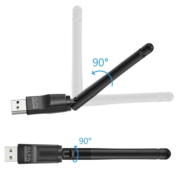 Alfa Wifi Usb W114 3dbi Rtl 8188 Antenna Adopter - GlowLaa.com