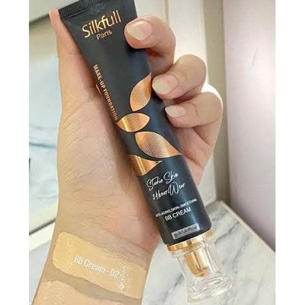 1 Piece Silkfull Tube MakeUp Foundation Waterproof | Best Quality Long-Lasting Foundation Makup Foundation 15g - Ivory