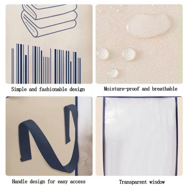 Heavy Quality Barcode Print Storage Bag Non Woven - Good for cloth storage - GlowLaa.com