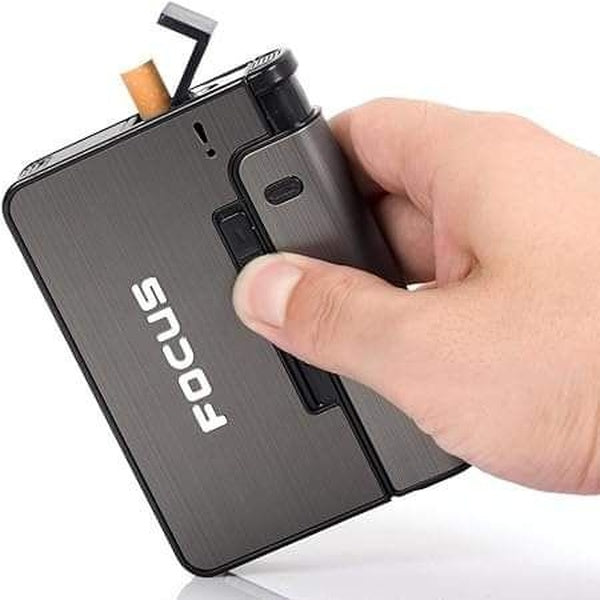 Focus Box Lighter Holder Case - Portable Smoking Accessory (Random Color) - GlowLaa.com