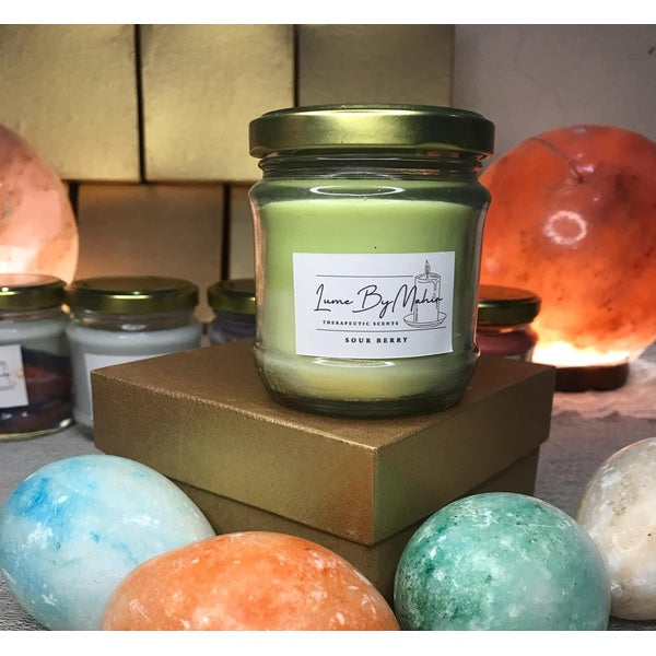 Sour Berry Candle - Sour, Sweet, and Oh-So-Irresistible – Handmade Berry Fusion Soy Wax Candle -100 gram - GlowLaa.com