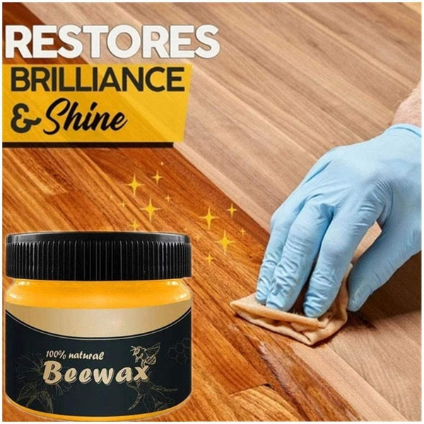 Beewax Furniture Polish 85ml - Beewax Wood Polish & Shiner - Wooden Table, Chair, and Floor Cleaner(liquid base) - GlowLaa.com