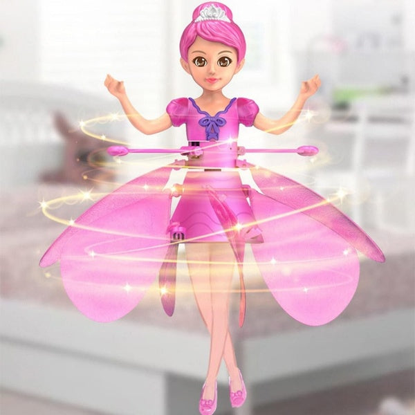 Magical Flying Fairy Doll,hand Sensor Control / Sky Dancers Flying Toy (random Color) - GlowLaa.com