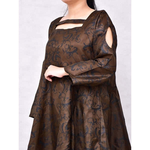 2 Pcs Women Katan Silk Mexi - Medium