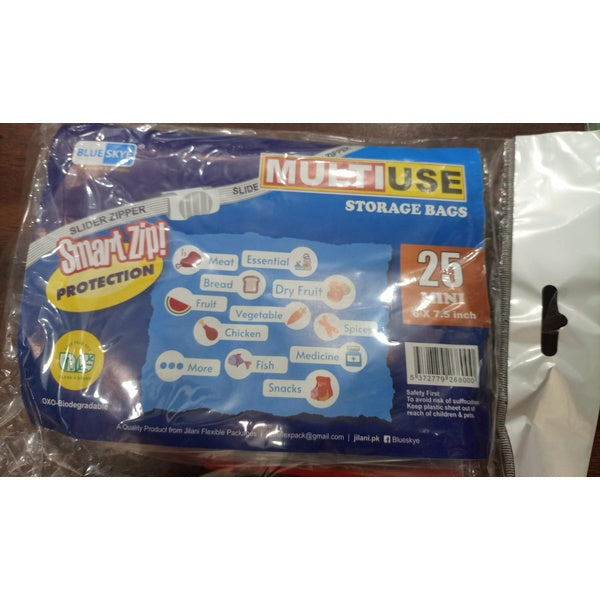 Food Storage Slider Bag Freezer Zipper Bags Fresh-keeping Freezing Heating Food Sealing Packaging Kitchen Accessories - Large - GlowLaa.com