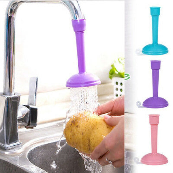 Silicone Kitchen Faucet Kitchen Shower Splash Faucet Water-saving Filter Shower Water Rotating Spray Regulator(Random color) - GlowLaa.com