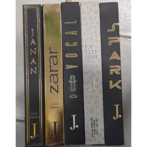 Pack of 20 - J. Pen Perfume set | Junaid Jamshed Multi Fragrance Pencil Pocket Perfume - GlowLaa.com