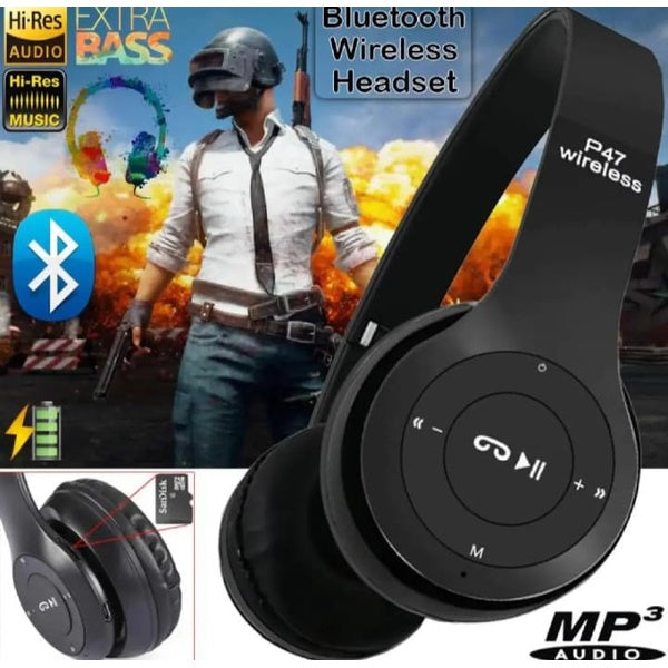 P47 Wireless Headphones Invincible Ultra Small Bluetooth headset For Gaming (random color) - GlowLaa.com