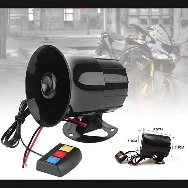 Horn siren 12 watt 3 different loud sounds for car and motorcycle - GlowLaa.com