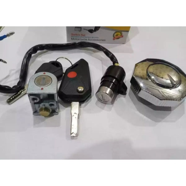 3 pieces lock set for cd70 motorcycle computer key