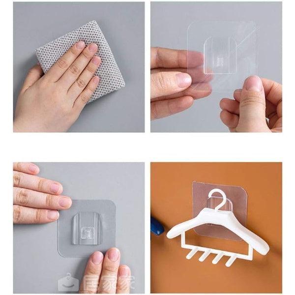 1pcs Toothbrush Holders Wall Mounted Hangers Style Toothbrush Holder Tooth Brush Razor Organizers Holder Bathroom Accessories(random color )