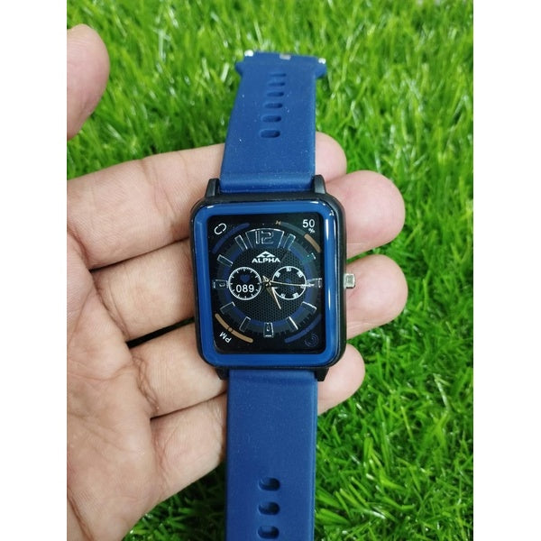 ALPHA Wrist Watch for Men - Without Box - purple - GlowLaa.com