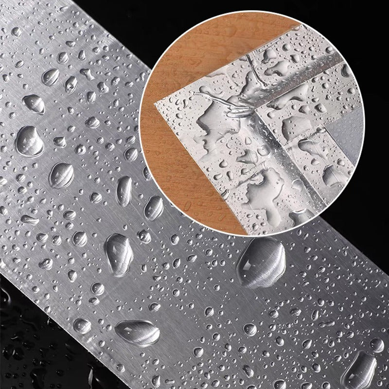 (2inch x 8 Yard) Super Sticky Aluminum Foil Tape Self Adhesive Waterproof for Roof Pipe Repair Tape