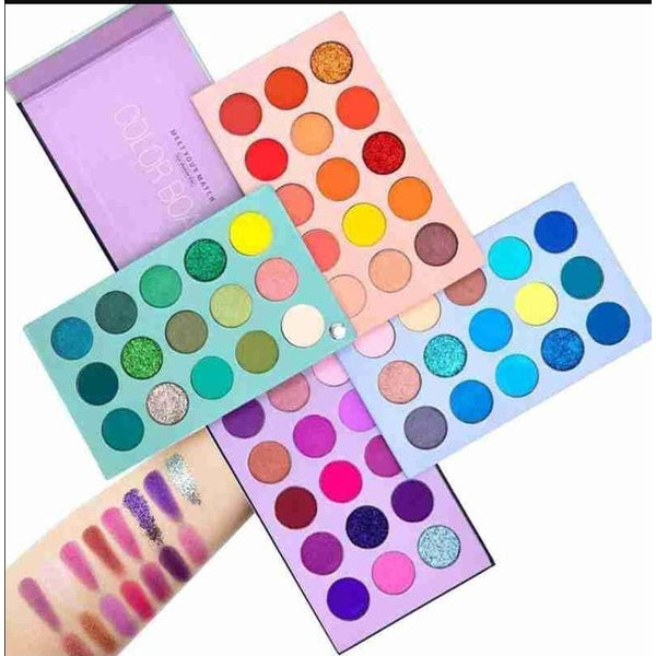 Eye Shadow 4 in 1 Palette, 60 Shades - GlowLaa.com