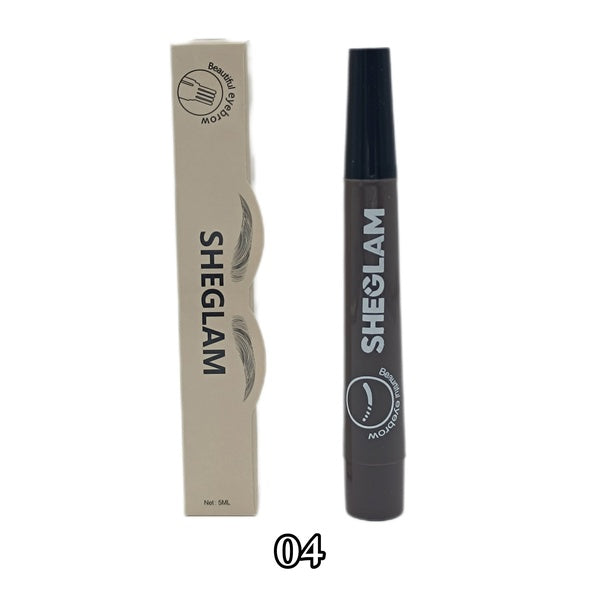 24 Hours Waterproof Liquid Eyebrow Pen - Black