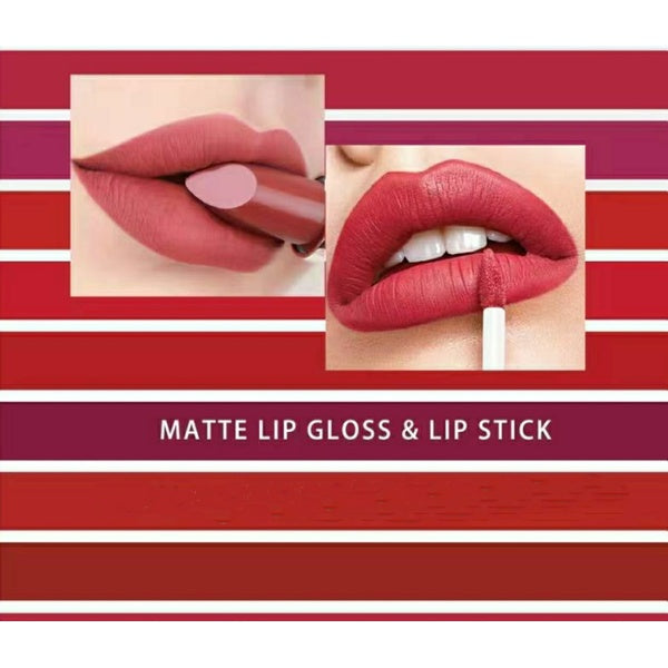 eccsece 2 in 1 Lipstick + Lipgloss - GlowLaa.com