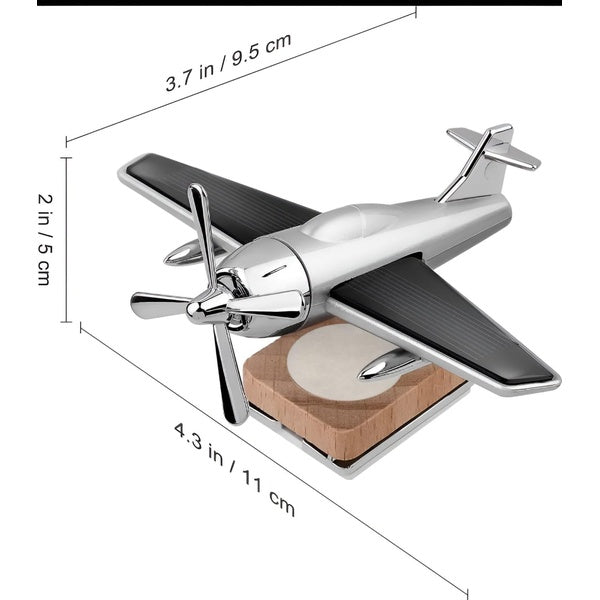 CaDecoration Plan Solar powered aeroplane car air freshener - Car Dashboard Solar Decoration Plane -Aircraft Model - GlowLaa.com
