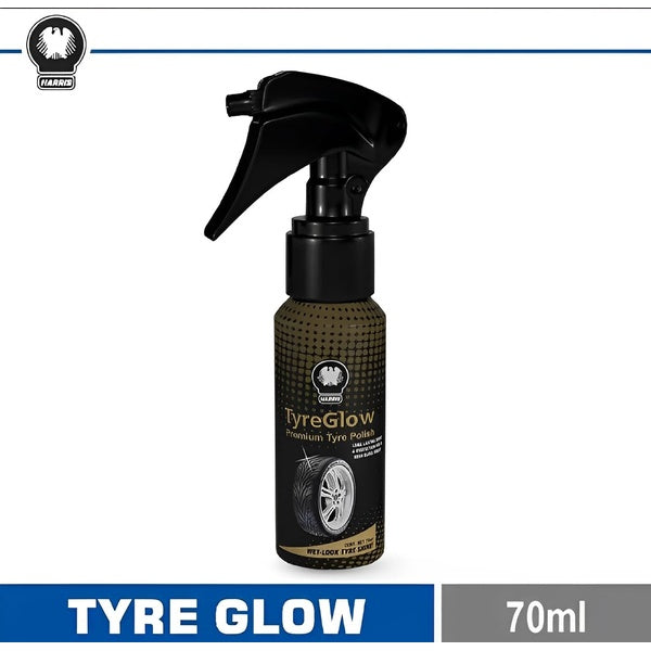 Pack of 12 Tyre glow for Tyre Shine | Best Quality Shining Spray for Car & Bike Tyres 70 ML - GlowLaa.com