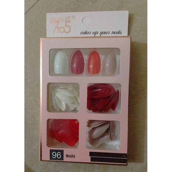 96 PCs nails set without glue or sticker