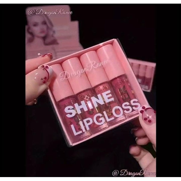 pack of 4 Shiny Nude lipgloss - GlowLaa.com