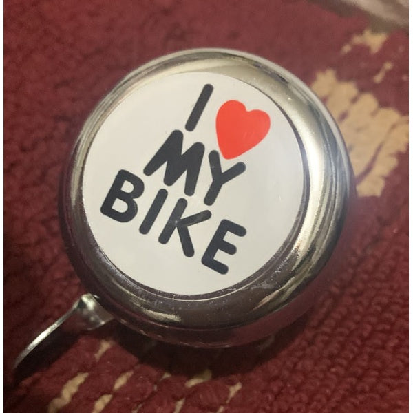 I Love My Bike Bicycle Handle Bar Bell - GlowLaa.com