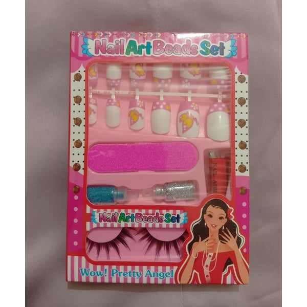 Kids Eyelashes & Nail Art Set - GlowLaa.com