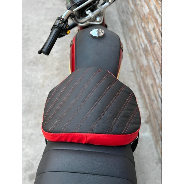 Double Stitch Water Proof Bike Seat Cushion /Motorcycle Seat Cover / Motor Bike Long Route Cushion Long Travel Seat Comfortable (Molty Foam 1inch) - GlowLaa.com
