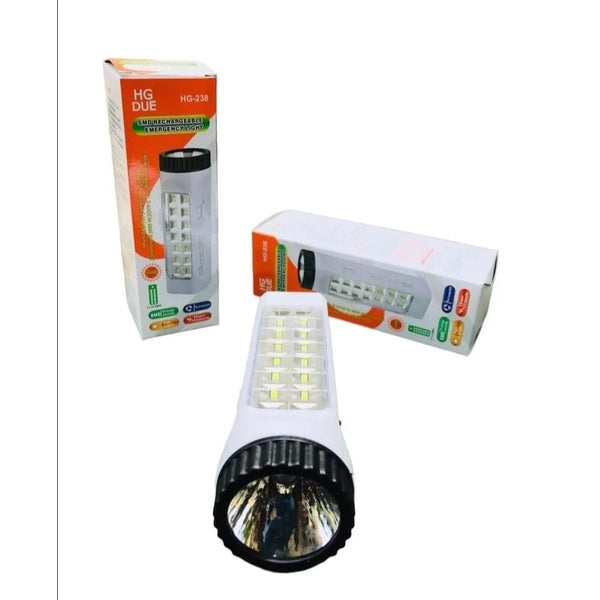 Rechargeable SMD FlashLight, HG-238, High quality, durable Study Torch Lamp Light, Long range - GlowLaa.com