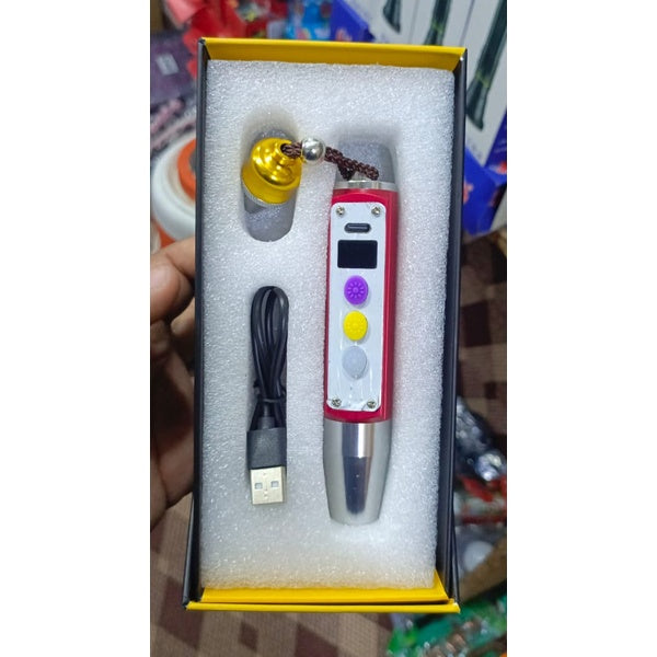 Portable Small Jade Jewelry Gemstone Currency Notes Identification Led Flashlight | Gemstone Detector Torch with Display (Random color)