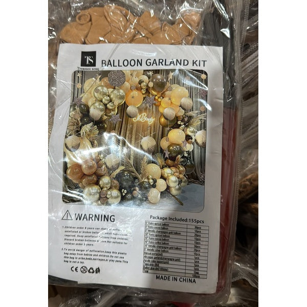 Balloon Garland Kit Coffee Brown for Garland Theme Party Birthday Baby Shower Wedding Decorations (155 pcs of different balloons in 1 packet) - GlowLaa.com