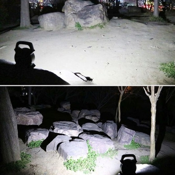 JY-819A 10W Solar Rechargeable White Light COB LED Work Light, Handheld Camping Lamp with Solar Panel