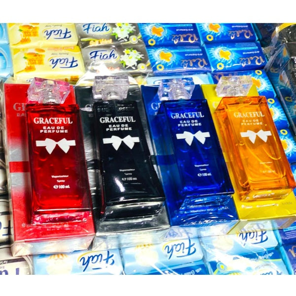 GRACEFUL PERFUME 100ML Long Lasting for Woman - BLACK - GlowLaa.com