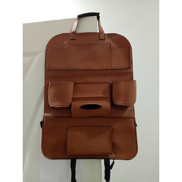 Multifunction Car seat Organizer Car Storage Organizer Car Seat Side Organizer Car Accessories - Grey Wool