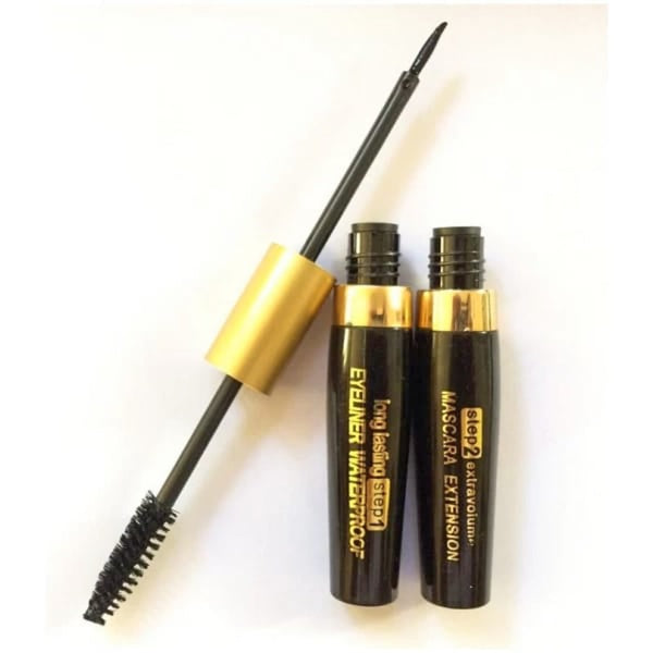 2 in 1 Waterproof Eyeliner Mascara Professional Strokes