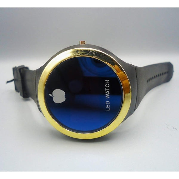 Family Gift Pack of 3 Watches | Best Quality Watches | Daniel Wellington Watch + LG Quartz Watch + Apple Logo Digital Watch | Watches ( Without Box ) (Random Color) - GlowLaa.com