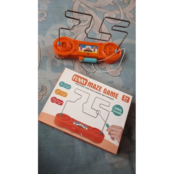 Electric Shock Toy Education Electric Touch Funny Maze Game Party Funny Game Science Experiment Toys For Kids(Random color) - GlowLaa.com