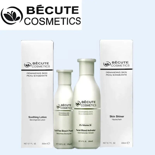 BeCute Whitening & Brightening Skin Polisher With Activator - Volume 20% Activator (200ml) - Dust-Free Blonder (100gm) - GlowLaa.com