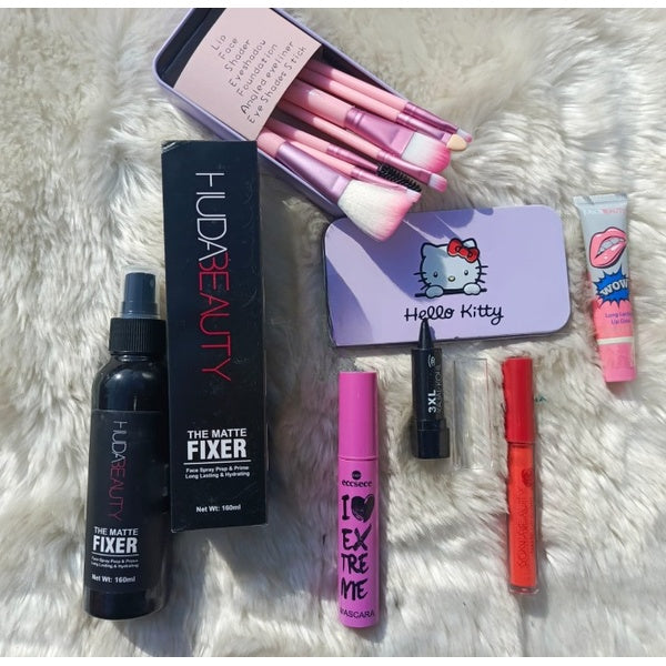 12 in 1 Makeup Deal – Your Ultimate Beauty Kit Huda beauty fixer