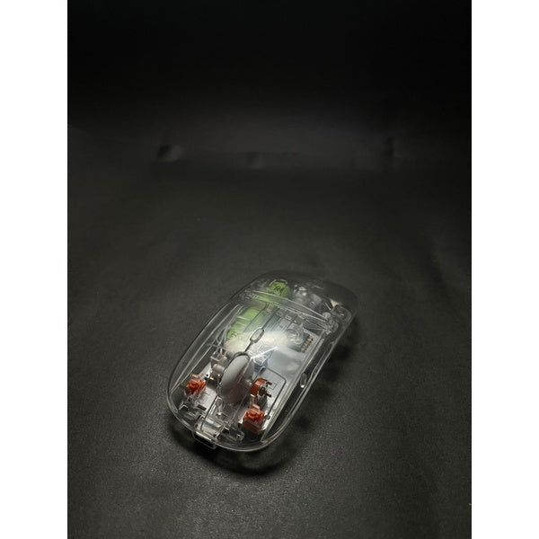 RGB Wireless Transparent Mouse Dual-Mode Rechargeable Mouse With LED lights - GlowLaa.com