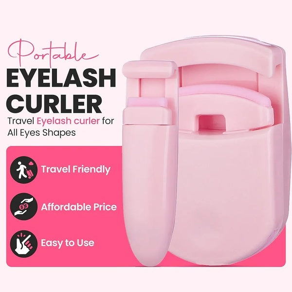 2-in-1 Eyelash Curler for All Eye Shapes – Professional Lash Curler for Natural Lift & Curl - Purple